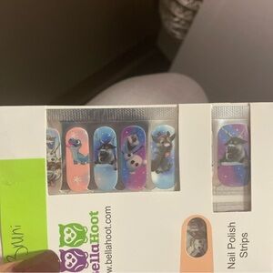 Frozen Nail Polish Strips - Blue, Pink, White